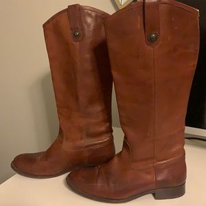 Frye Melissa Button Cognac Boot 7.5 (Used)